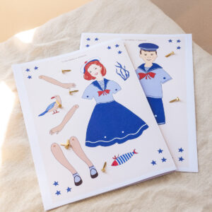 Pareja de Marineros recortables