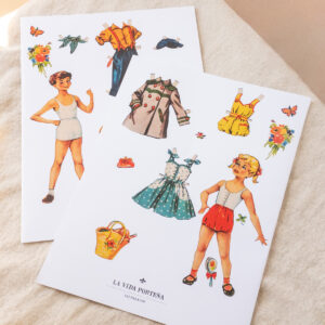 Muñequita recortables